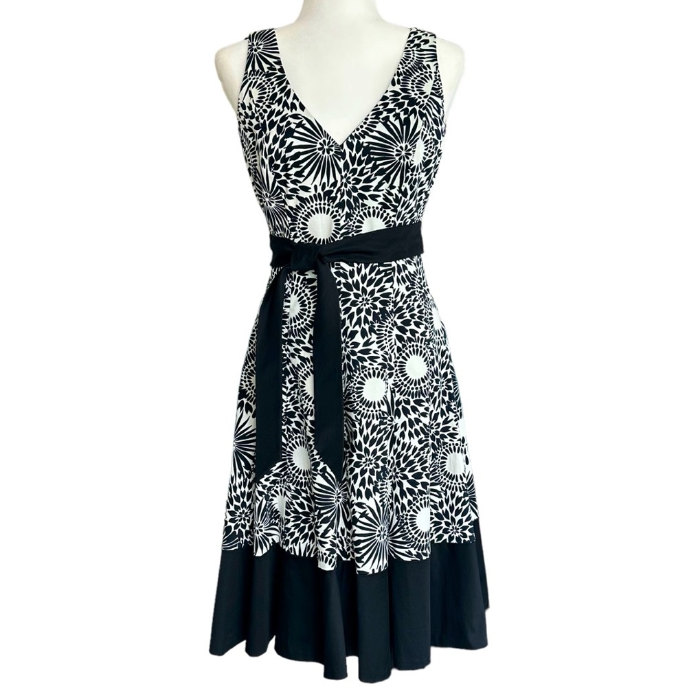 Nine West Sleeveless Fit and Flare Dress Sleeveless Casual Work Sundress